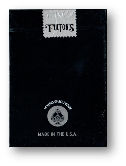 Ace Fulton's Casino (Black) Playing Cards