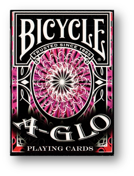 Bicycle A Glo Playing Cards (Red)
