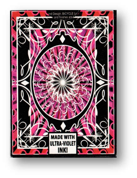 Bicycle A Glo Playing Cards (Red)