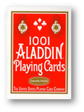 1001 Aladdin Smooth Finish Playing Cards RED