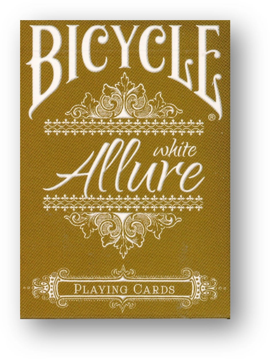 Allure White Deck - Bicycle by Noel Quiles