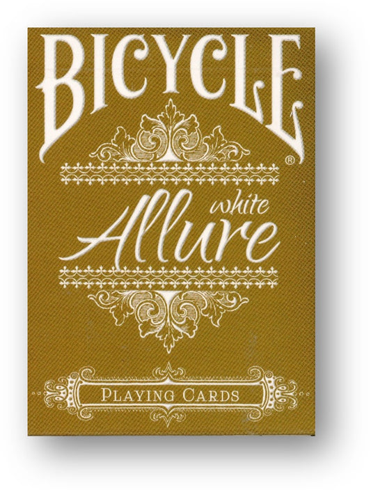 Allure White Deck - Bicycle by Noel Quiles