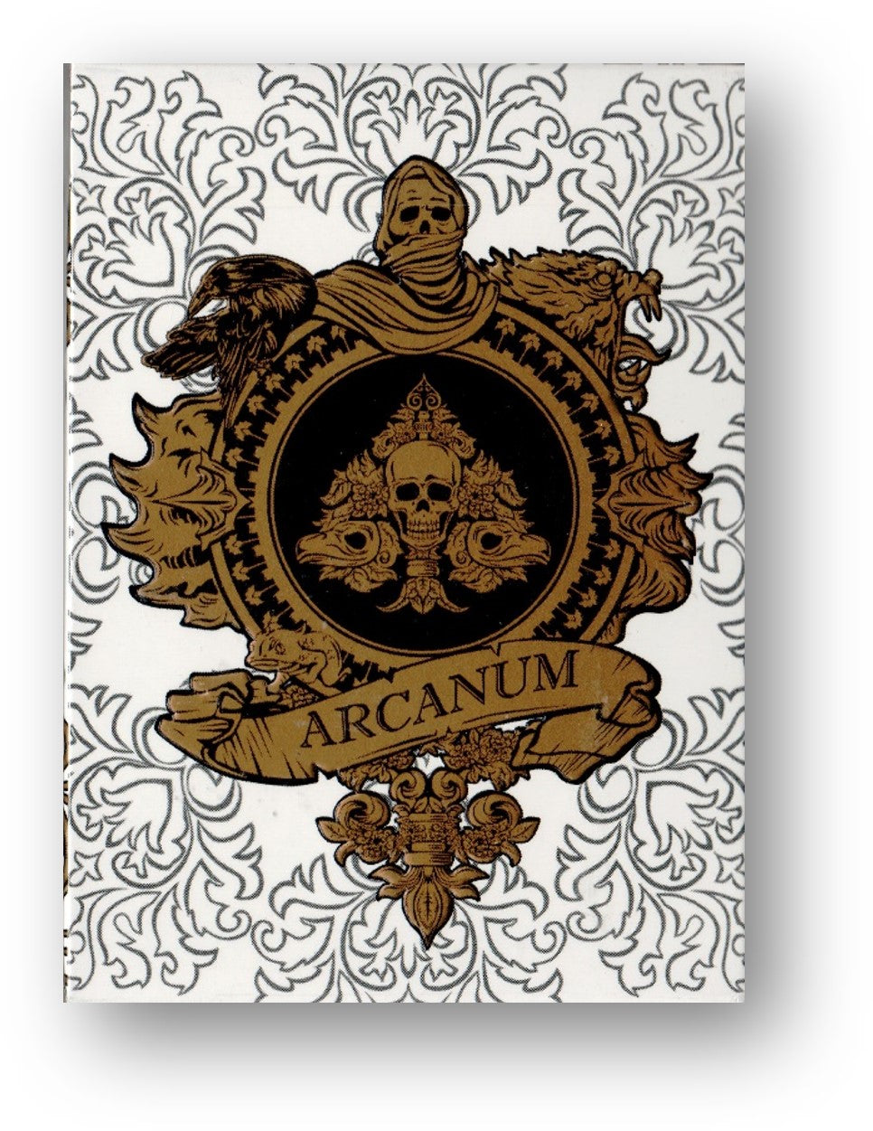 Arcanum White Playing Cards