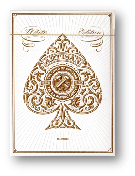 Artisan White Edition Playing Cards by theory11