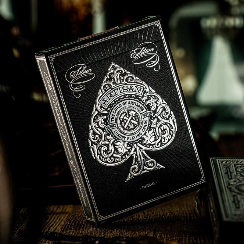 Artisan Silver Edition Playing Cards by theory11