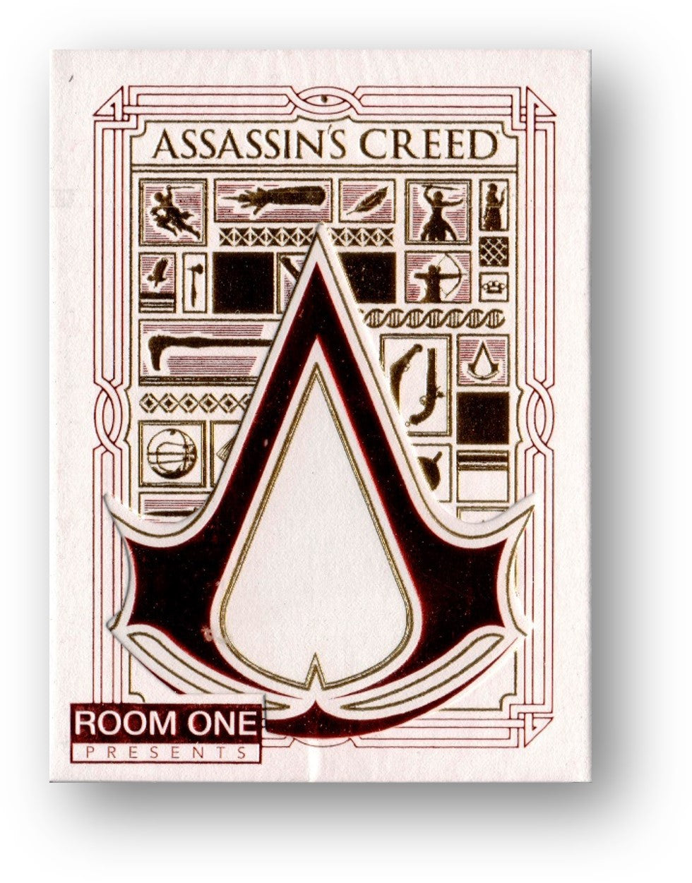 Assassins Creed Legacy Playing Cards - White Hidden Blade Edition