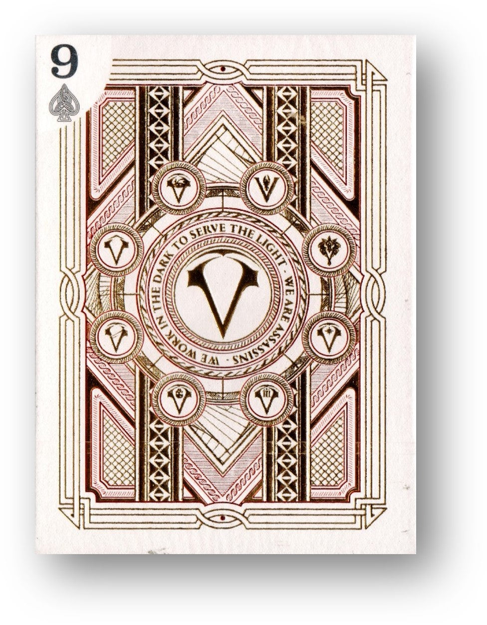 Assassins Creed Legacy Playing Cards - White Hidden Blade Edition