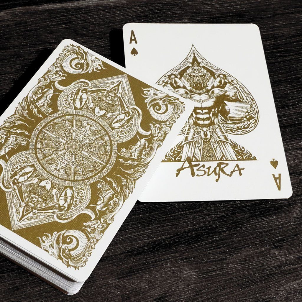 Asura Gold Bicycle Deck by Card Experiment
