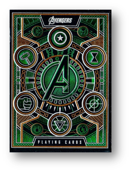 Avengers Green Edition Playing Cards