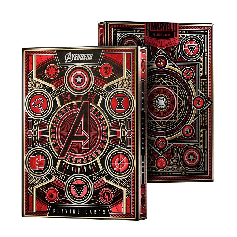 Avengers Red Edition Playing Cards