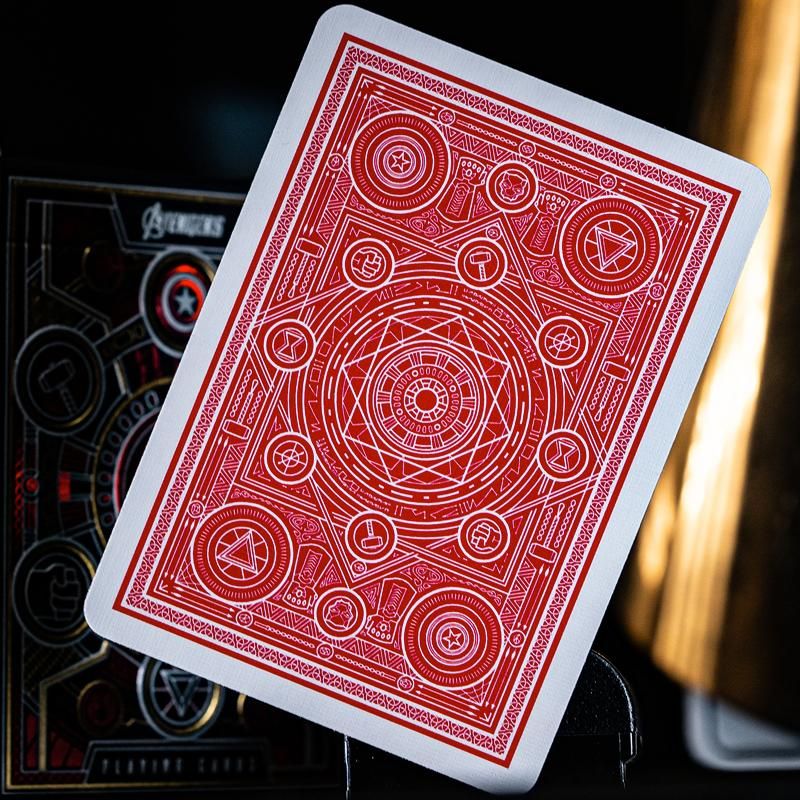 Avengers Red Edition Playing Cards