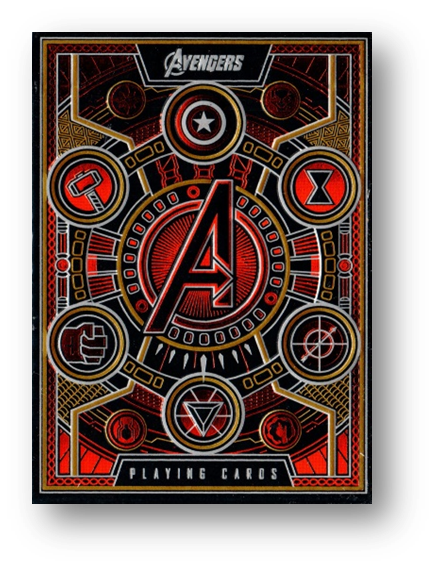 Avengers Red Edition Playing Cards