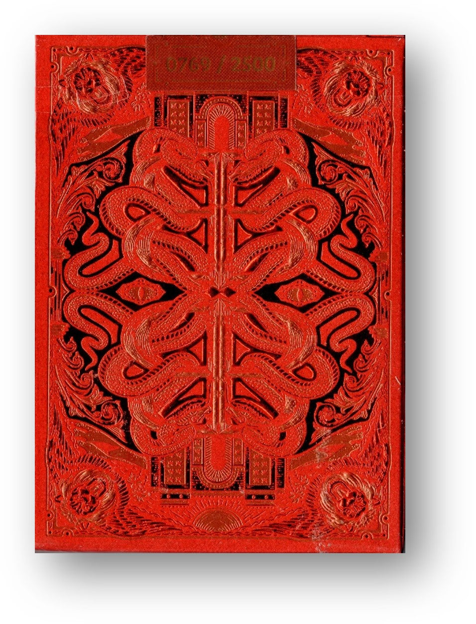 Babylon (Ruby Red) Playing Cards by Riffle Shuffle