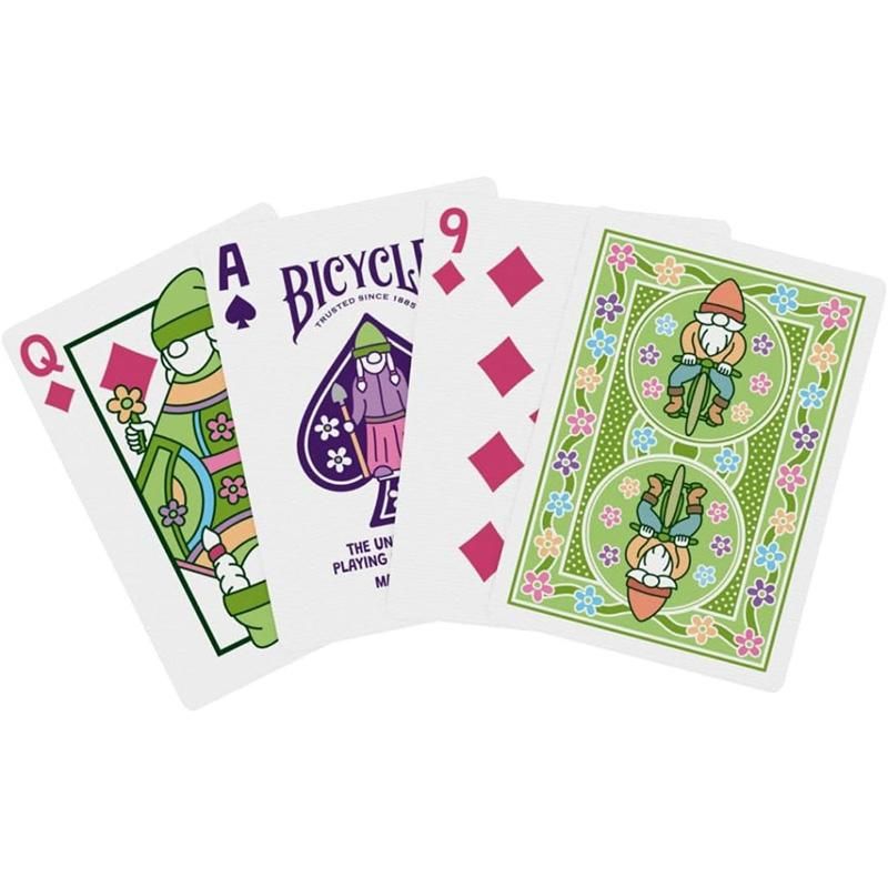 Bicycle - Garden Gnome Playing Cards
