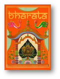 Bharata Playing Cards Rare Indian Deck Holographic Gold Gilded