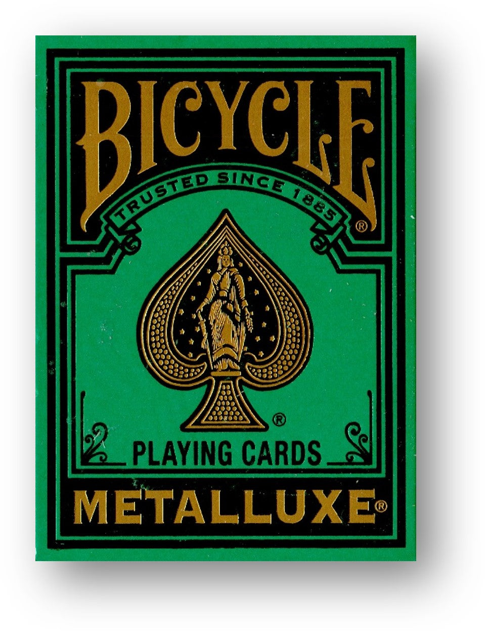 Bicycle Metalluxe Green Playing Cards by US Playing Card Co.