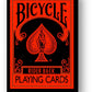 Bicycle Reverse (Red & Black)