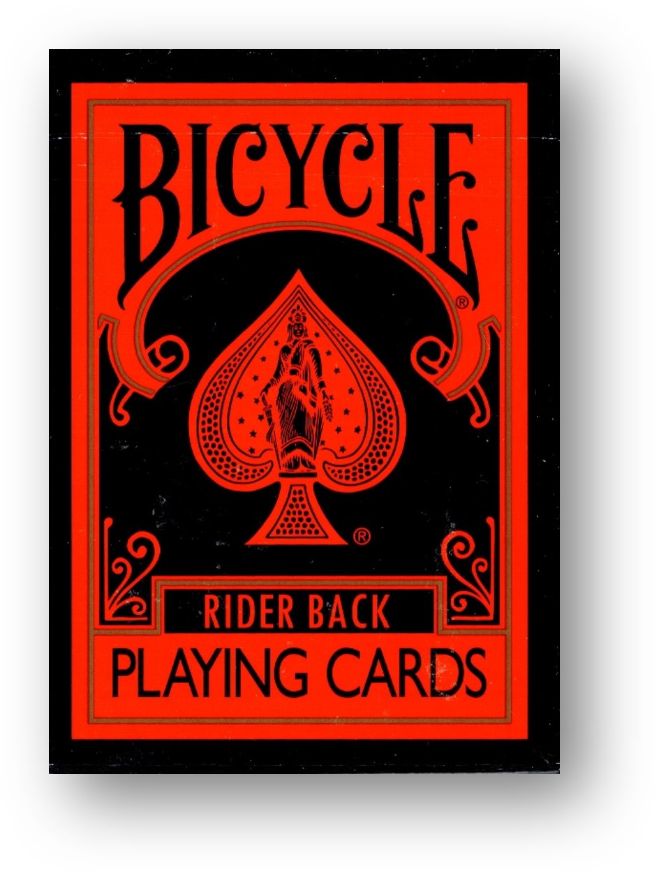 Bicycle Reverse (Red & Black)