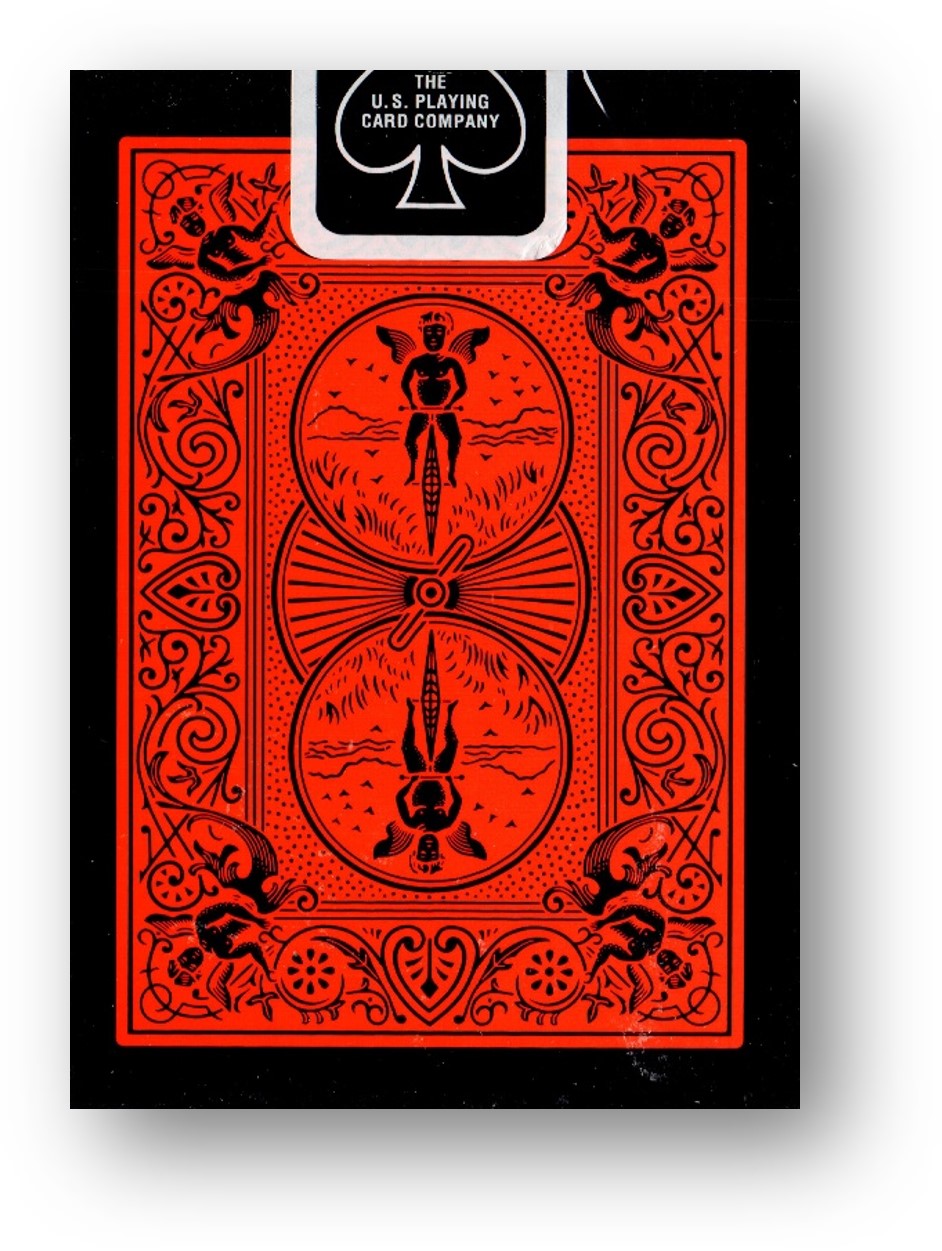Bicycle Reverse (Red & Black)