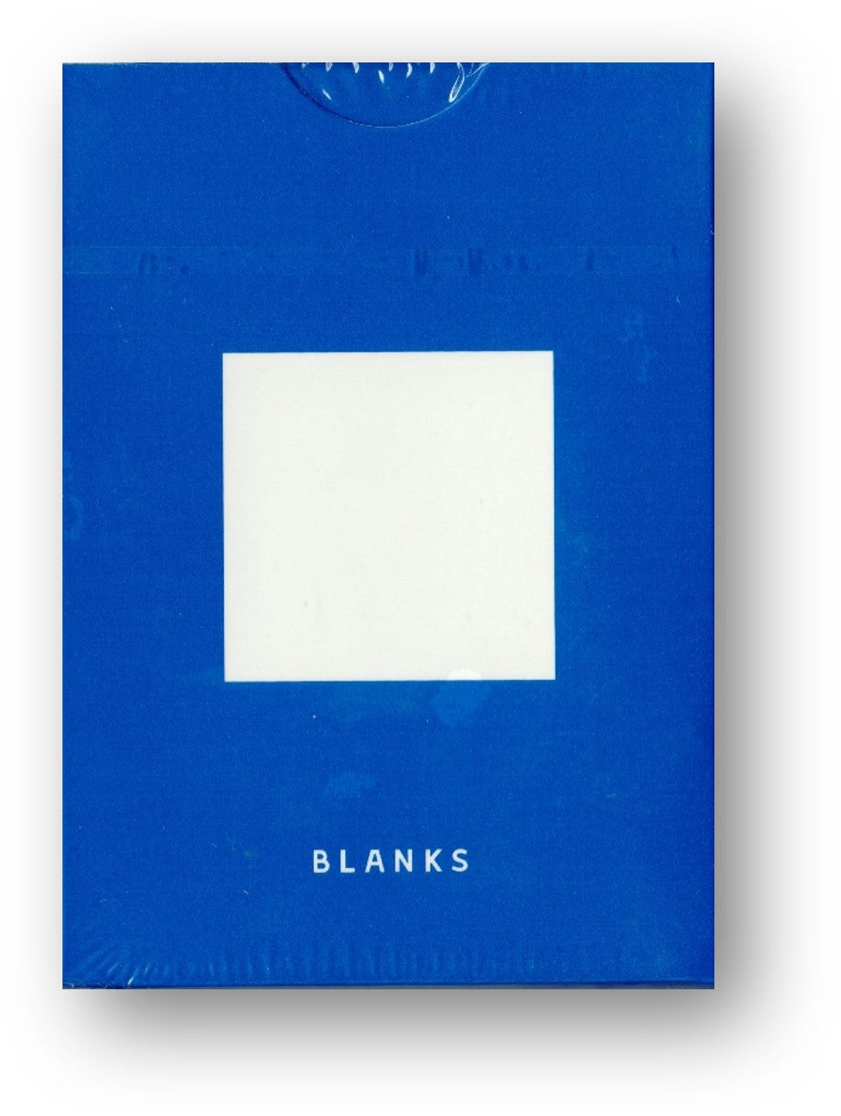 BLANKS Playing Cards  - Cobalt Blue
