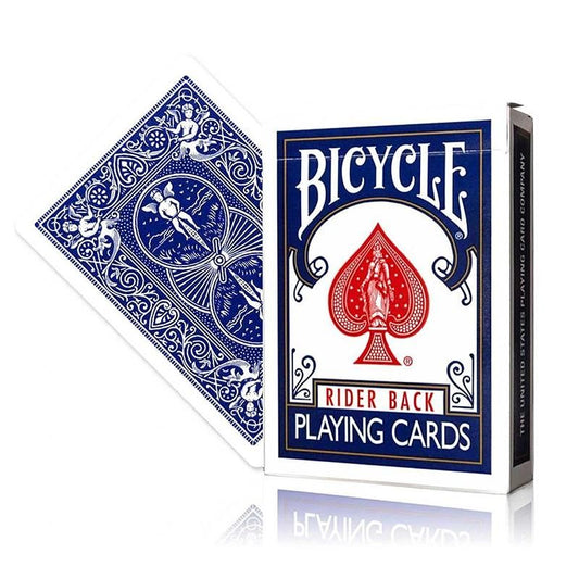 Marked Bicycle Rider Back Playing Cards 2nd ed. - Blue (marked)