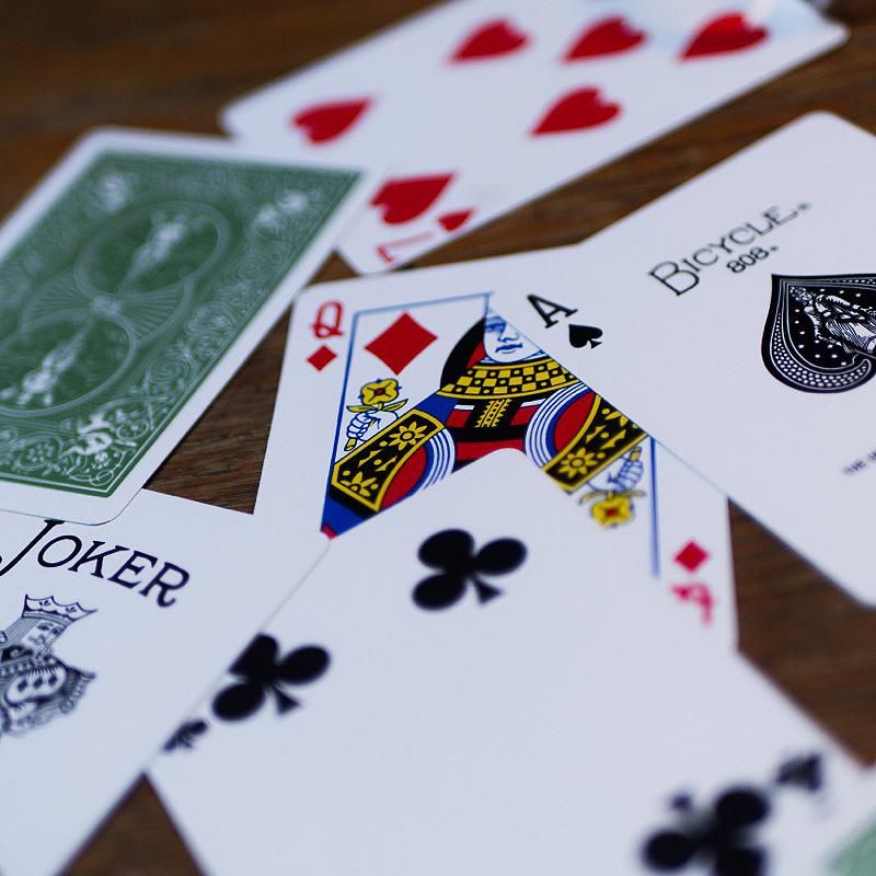 Bicycle - Metallic Emerald Playing Cards