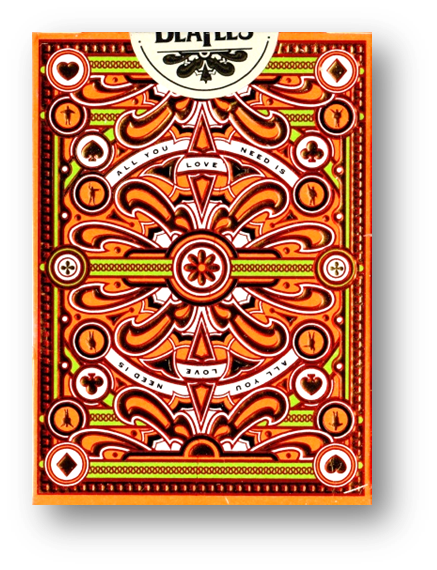 The Beatles Playing Cards – Orange