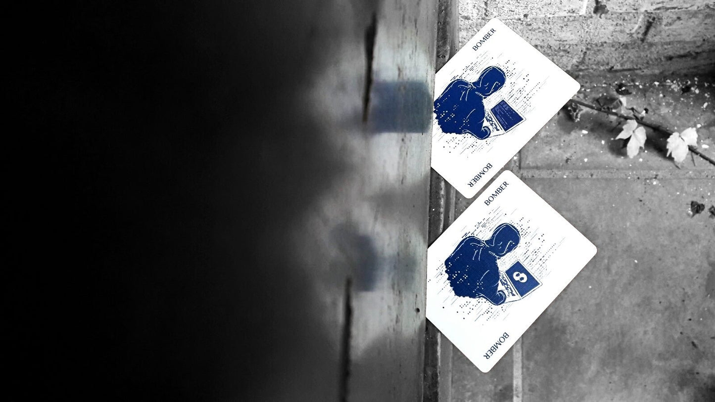 Blue Bomber Poker Playing Cards