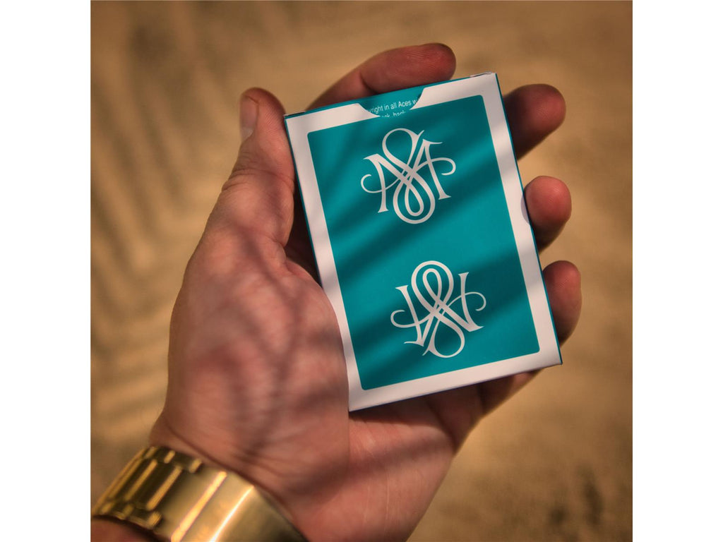 MS Splat Deck Laguna Teal Playing Cards