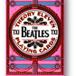 The Beatles Playing Cards – Pink