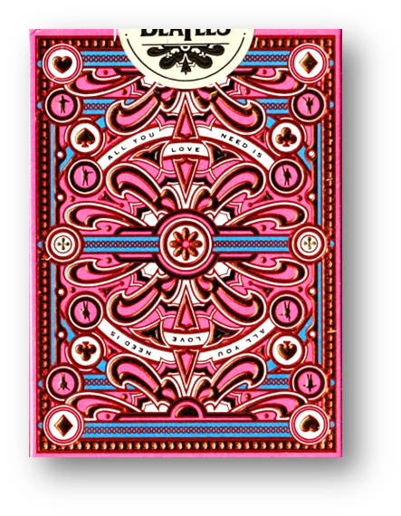 The Beatles Playing Cards – Pink