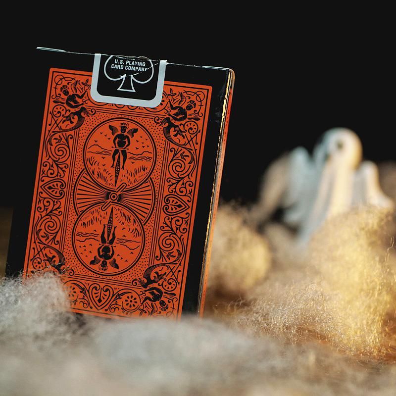 Bicycle - Reverse Deck (Orange and Black)