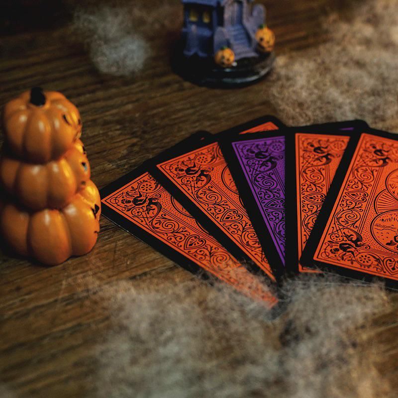 Bicycle - Reverse Deck (Orange and Black)