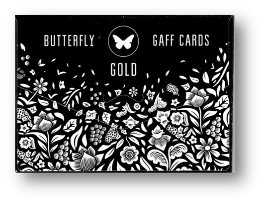 Gaff pack for Butterfly Playing Cards Marked (Black and Gold) by Ondrej Psenicka