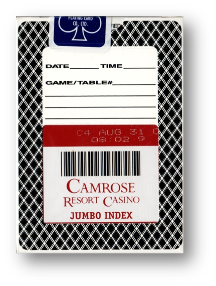 Bee Camrose Resort Casino (Jumbo Index) deck