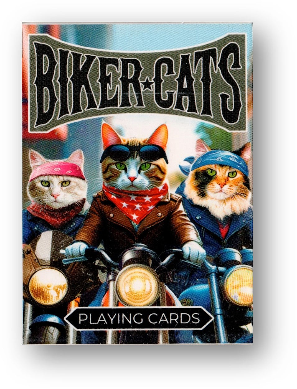 Biker Cats Playing Cards by Collectable Playing Cards