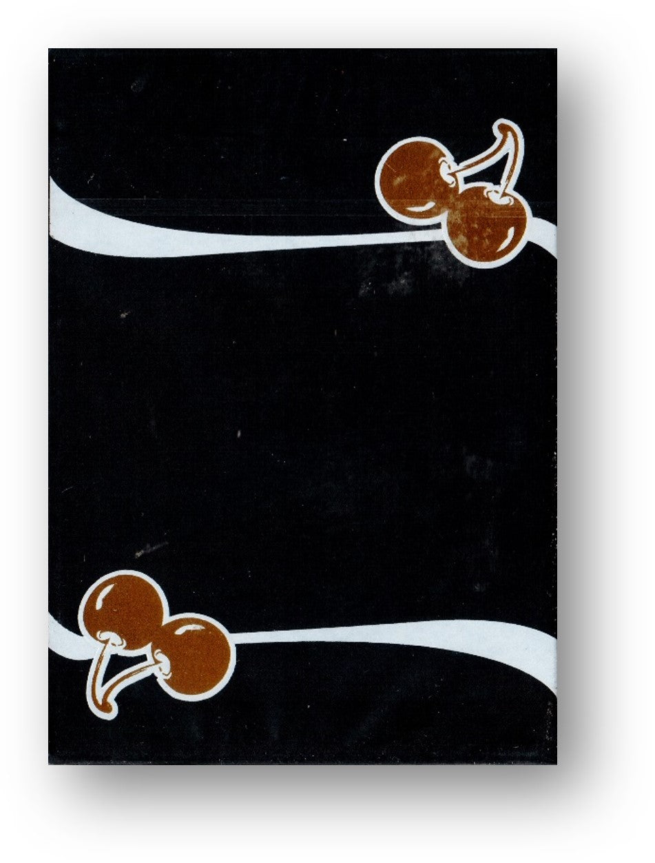 Limited Edition Cherry Casino (Monte Carlo Black and Gold) Numbered Seals Playing Cards