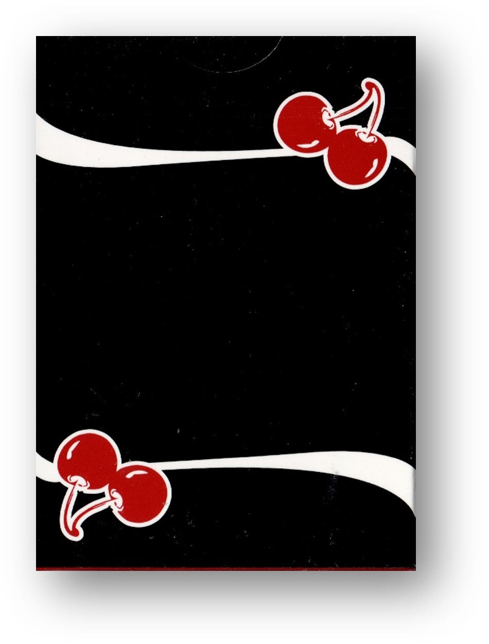 Cherry Casino V3 True Black Playing Cards by Pure Imagination Projects
