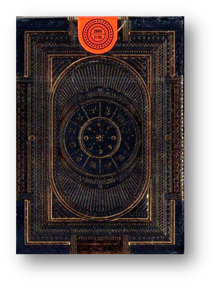 The Constellation Gold Playing Card by Deckidea