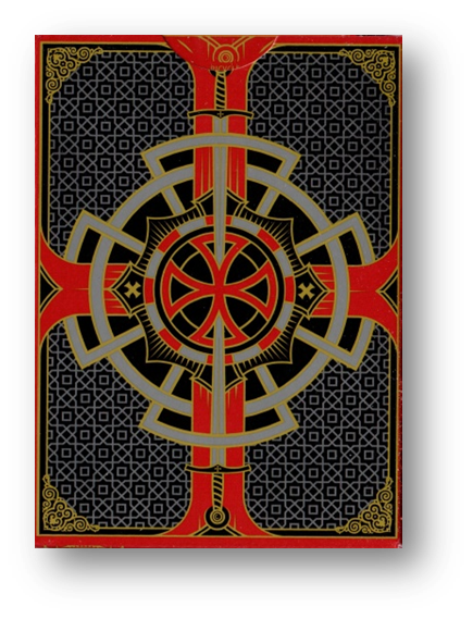 Bicycle Stronghold Crimson Playing Cards