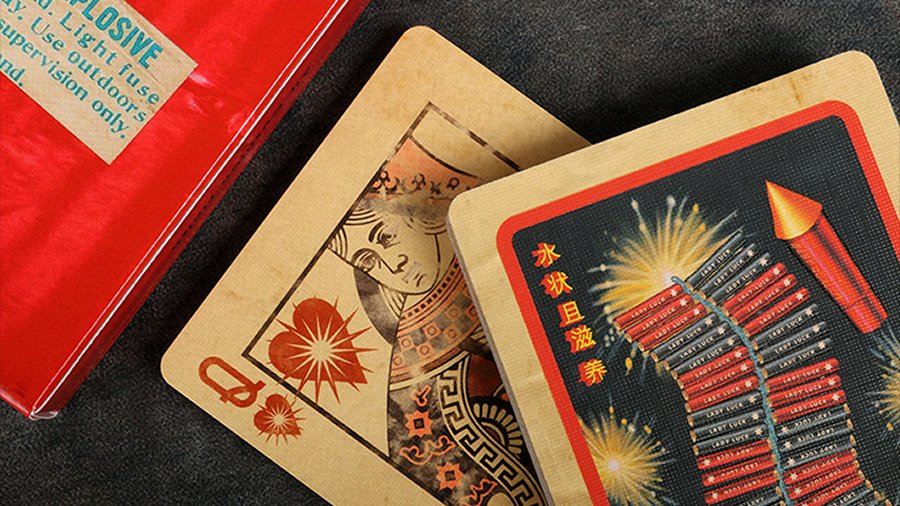 Bicycle Firecracker Playing Cards