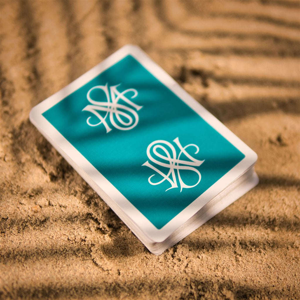 MS Splat Deck Laguna Teal Playing Cards