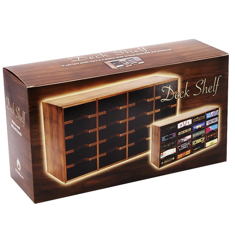 Deck Shelf - Wood -Spielkartendisplay - Kartenregal