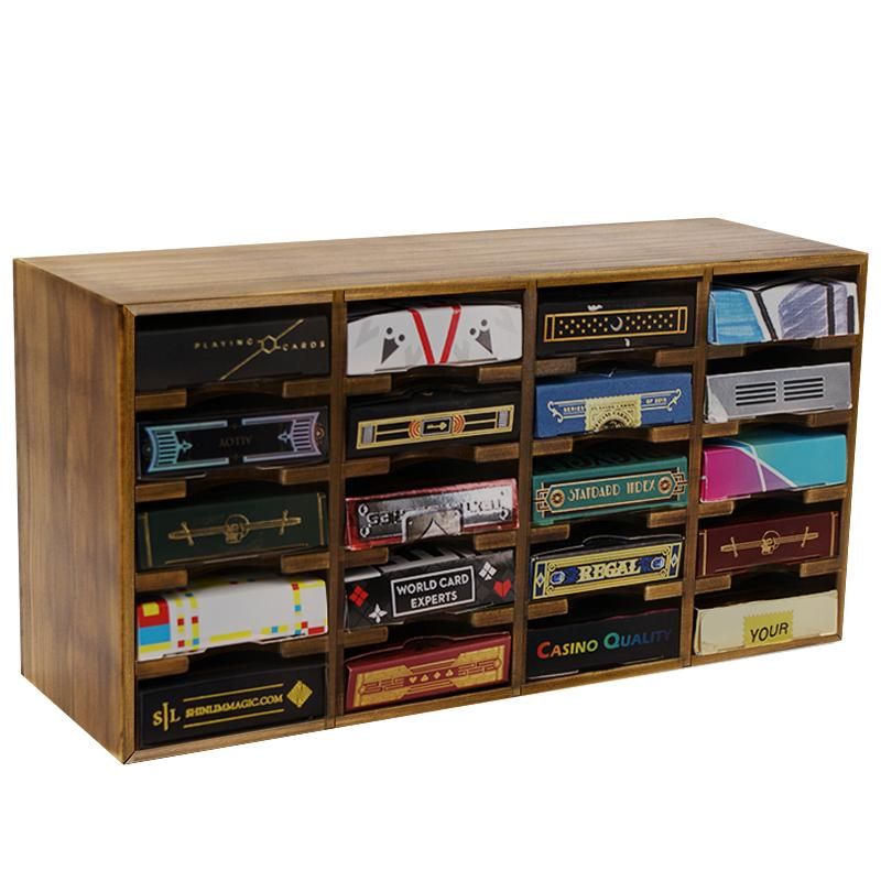 Deck Shelf - Wood -Spielkartendisplay - Kartenregal