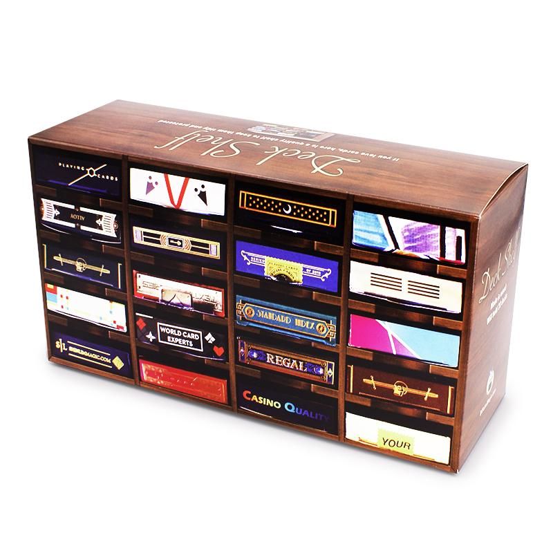 Deck Shelf - Wood -Spielkartendisplay - Kartenregal