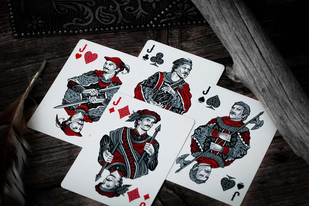 Devil's in the Details Sinful Silver Playing Cards by Riffle Shuffle