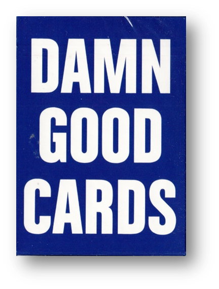 DAMN GOOD CARDS NO.2 Paying Cards by Dan & Dave