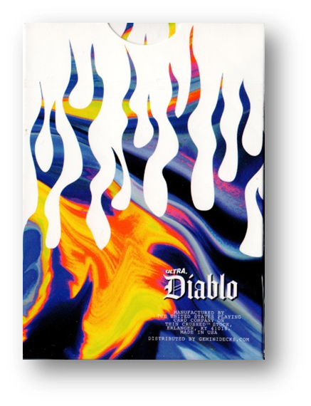 Ultra Diablo Blue Playing Cards by Gemini