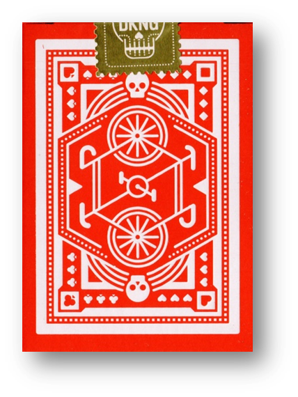 DKNG Red Wheel Playing Cards by Art of Play
