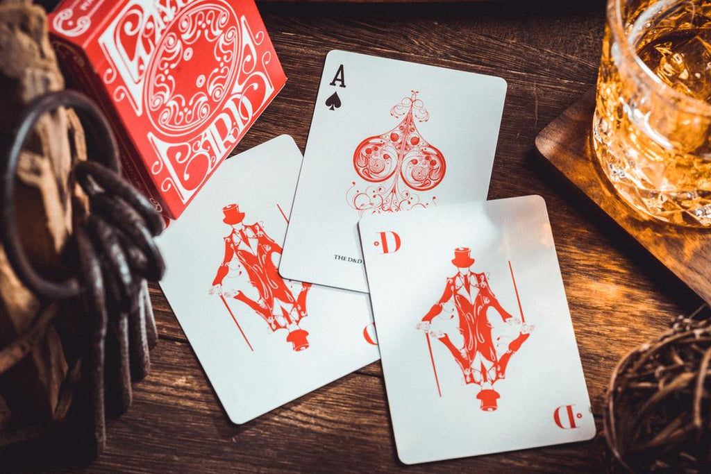 Smoke & Mirrors V8, Red (Standard) Edition Playing Cards by Dan & Dave